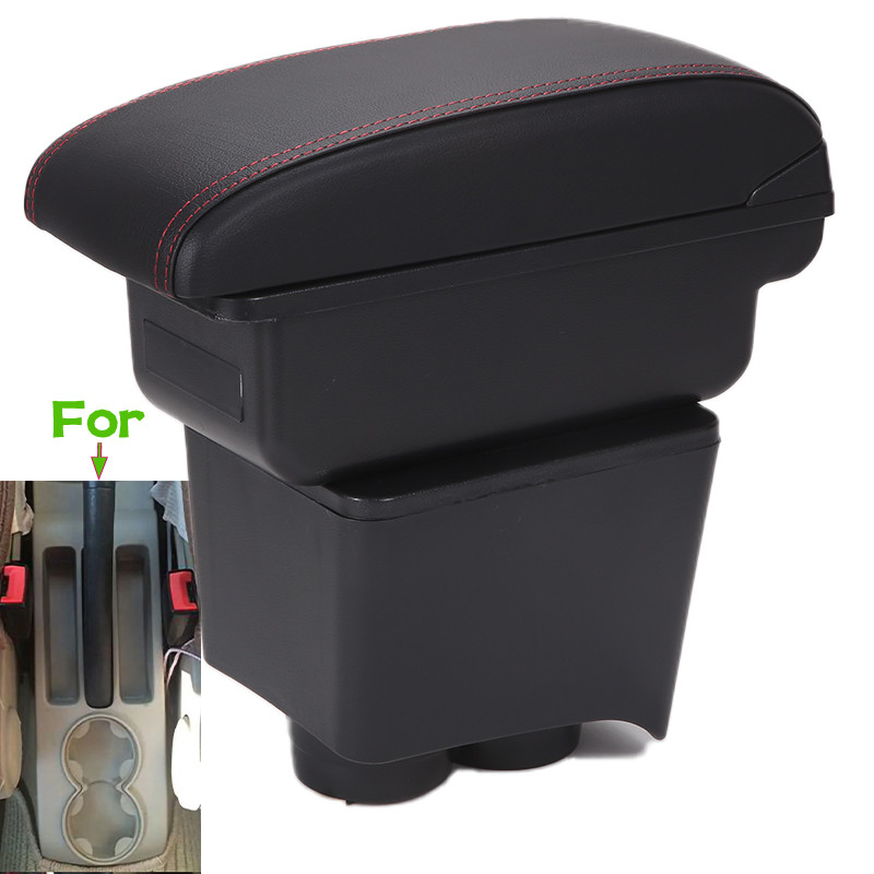 For Volkswagen Polo Armrest For VW Polo 9N 3 Car Armrest box 2002-2009 Retrofit parts Storage box