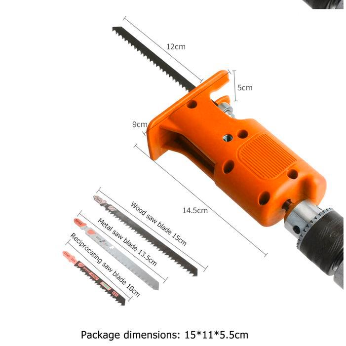storejayabaru IKURA JAD201 Adaptor Reciprocating Jig Saw Mesin Bor Gergaji Kayu