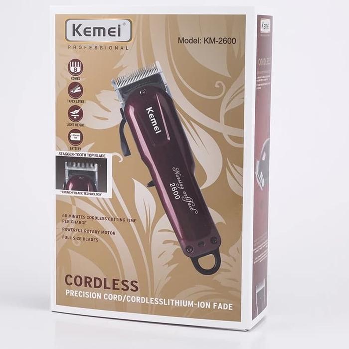 Garansi Kemei Km 2600 Mesin Cukur Rambut Kemei