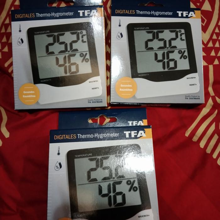 THERMOHYGROMETER,THERMO HYGROMETER ,TFA THERMO HYGROMETER DIGITAL