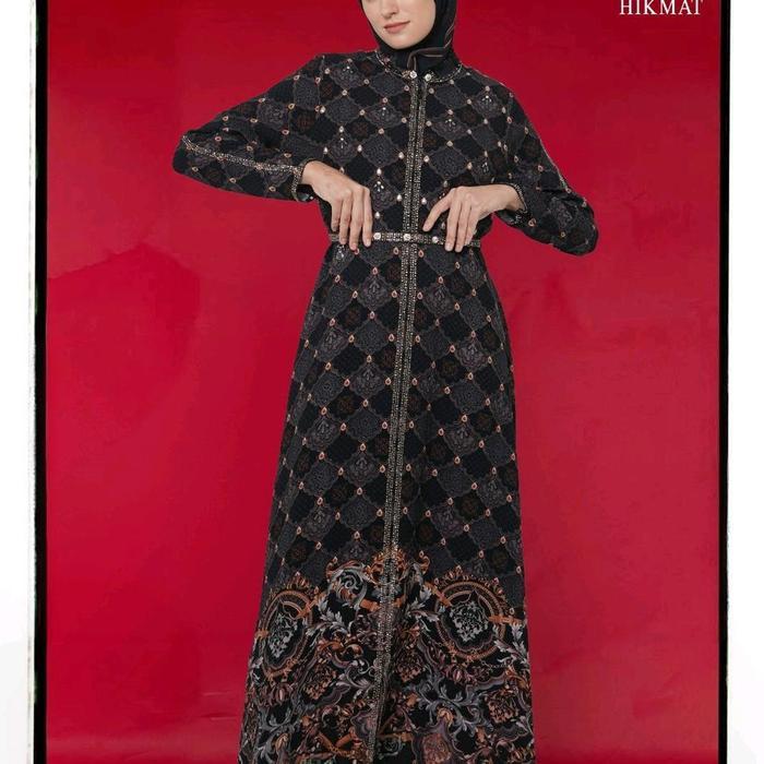 Hikmat Fashion Original A3027 Abaya Hikmat Noerbutikmuslim