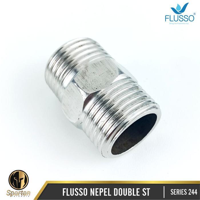 ID SAMBUNGAN PIPA KRAN NEPEL T TEE SHOWER KLOSET SOK DOUBLE KNI KENI ELBOW FITTING STAINLESS DRAT