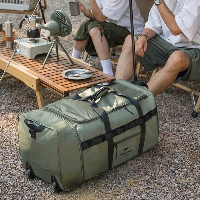 FOLDING STORAGE BOX NATUREHIKE NH21LX003 FOLDABLE TUG WHEEL BAG DUFFLE TAS LIPAT CAMPING GLAMPING