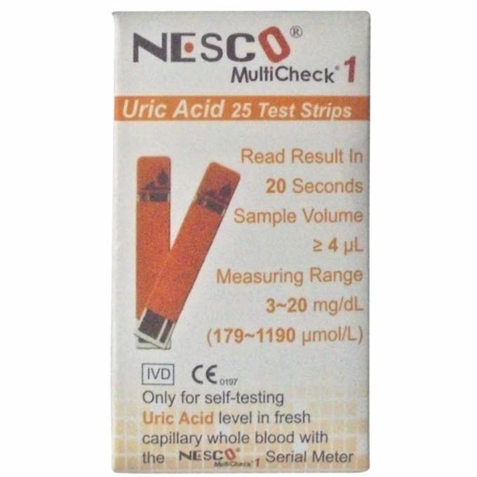 Strip Nesco Asam Urat Uric Acid Strip Asam Urat Nesco Stik Asam Urat