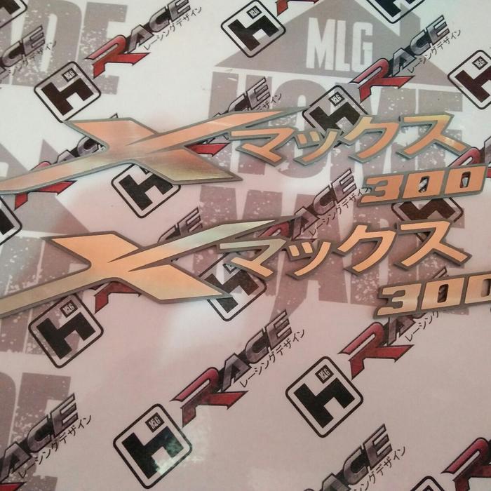 Emblem Logo Custom Aluminium Yamaha XMax