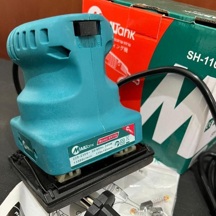 Mailtank Sh116-Elektrik Sander Mesin Amplas Kayu Mesin Amplas Tembok Sh116-Electric Sander Sh-116
