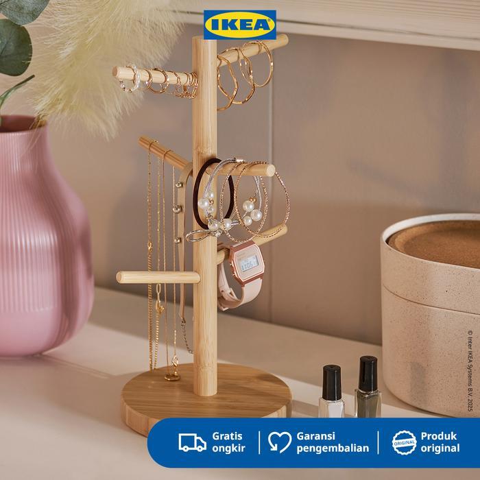 IKEA OSTBIT Rak Gelas Bahan Kayu Serbaguna Minimalis