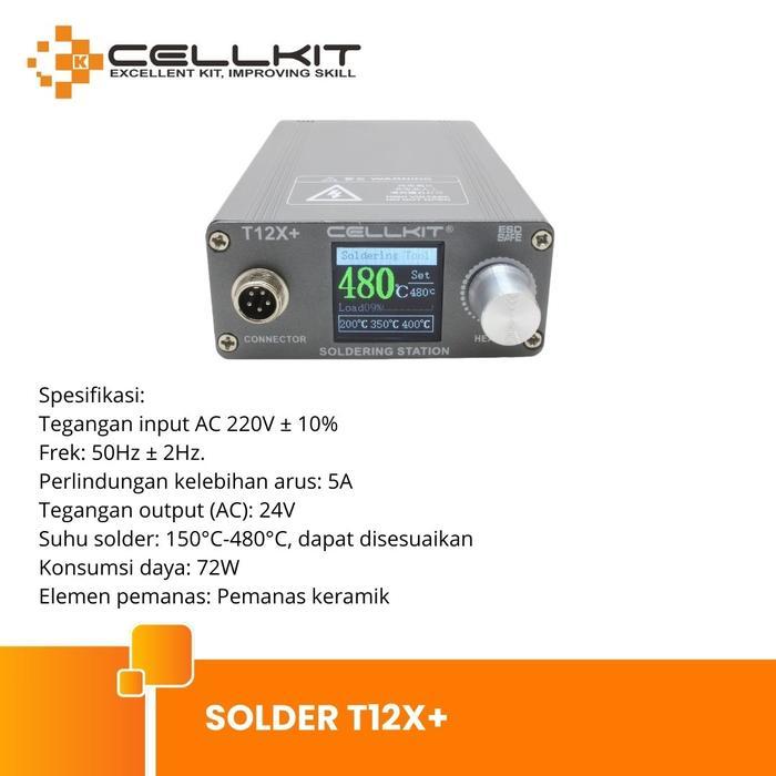CELLKIT Solder Station Solder Premium T12X+ ORI