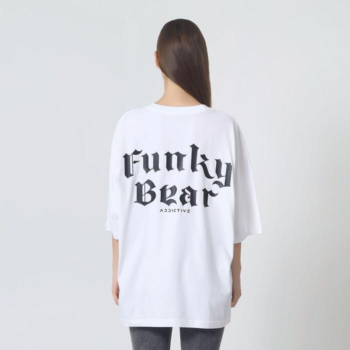 ADDICTIVE PREMIUM OVERSIZE T-SHIRT - FUNKY BEAR (REFLECTIVE EFFECT), KAOS ATASAN PRIA & WANITA