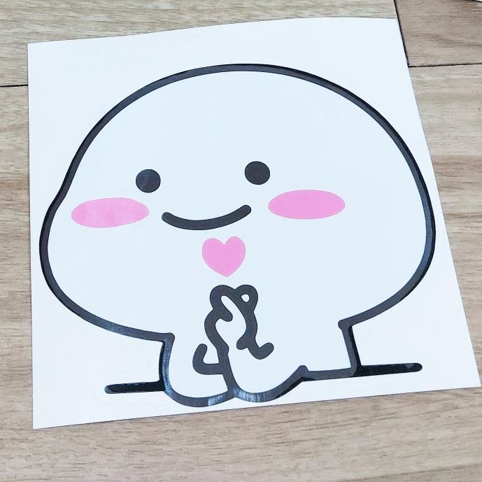 Stiker Quby Pentol Love Saranghae