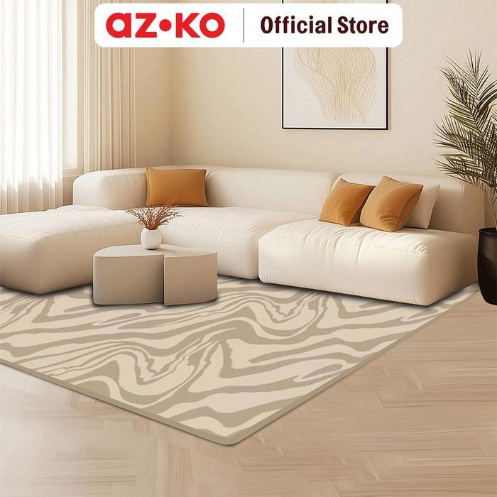 AZKO Forhom 180x200 cm Karpet Arch XPE - Cokelat Alas Lantai RuanganPermadani AestheticFurniture