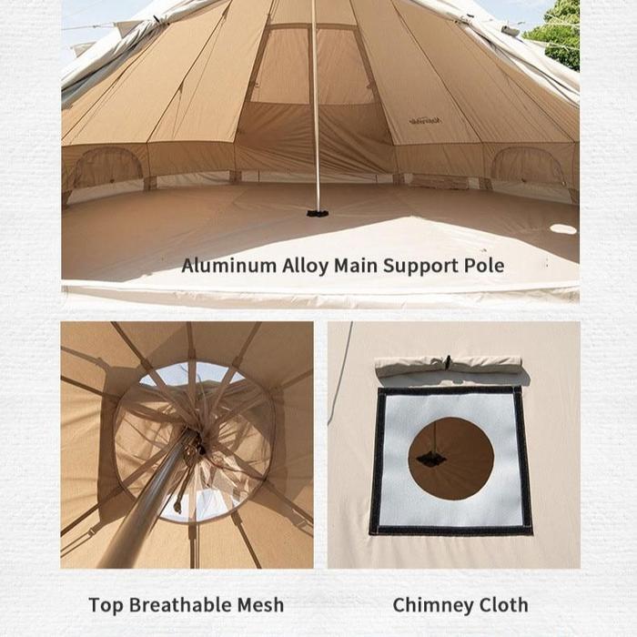 DISKON TENDA COTTON SERIES NH20ZP005 CAMPING GLAMPING SAFARI READY STOCK