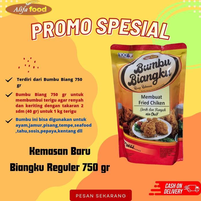 BUMBU BIANGKU 750 GR ALIFA FOOD REGULER KEMASAN BARU TEPUNG BUMBU