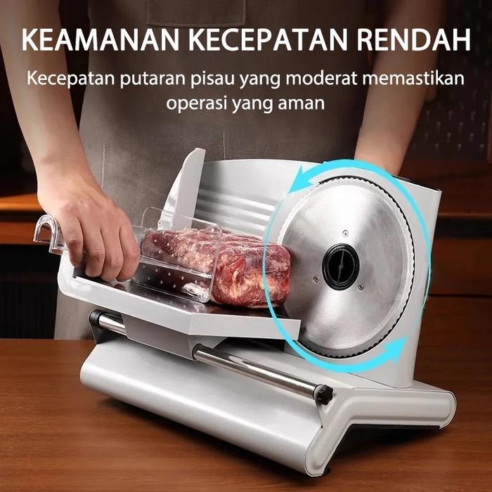 TERBARU Meat Slicer Otomatis Sayuran Pemotong Daging Beku Mesin Pengiris Pemotong Daging Otomatis