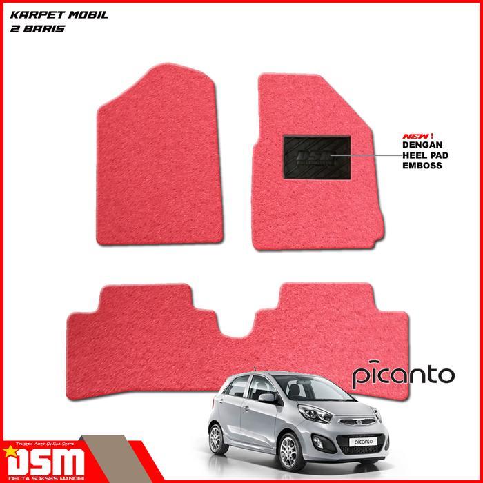 Karpet Mobil Kia Picanto - 2 Baris / Karpet Mie Picanto / Aksesoris Mobil Picanto