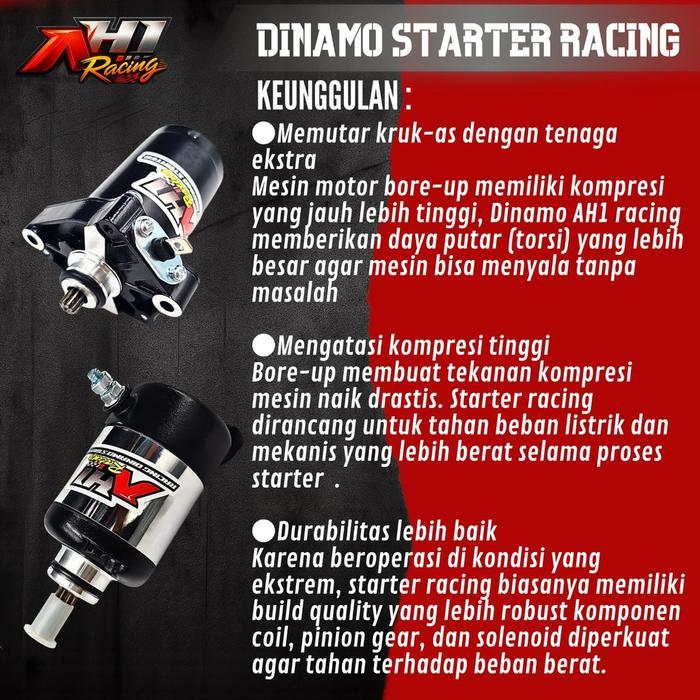 Dinamo Starter Tiger Cb100 Megapro Gl Pro Gl Max Tiger Revo Tiger Old Bore Up Ah1 Racing
