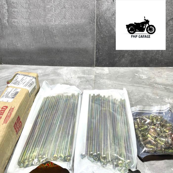 Spokes Jari Velg 19 Royal Enfield Bullet Classic 40 Lubang Genuine