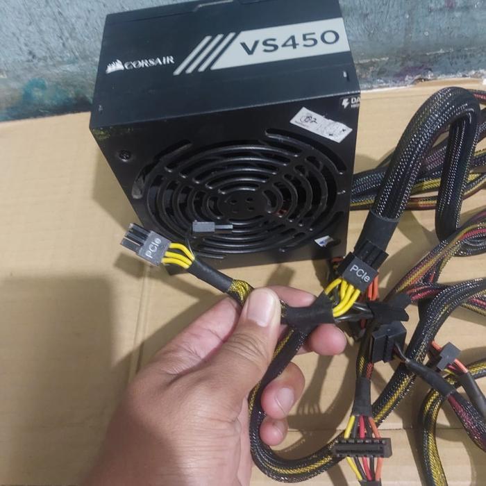 power supply psu pure 450Watt CORSAIR VS450 2x(6+2pin) VGA murah