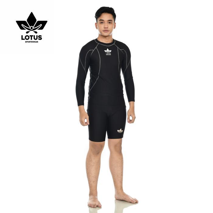 Speedo Cowfish - Baju Renang Setelan Tangan Panjang Pria Dewasa