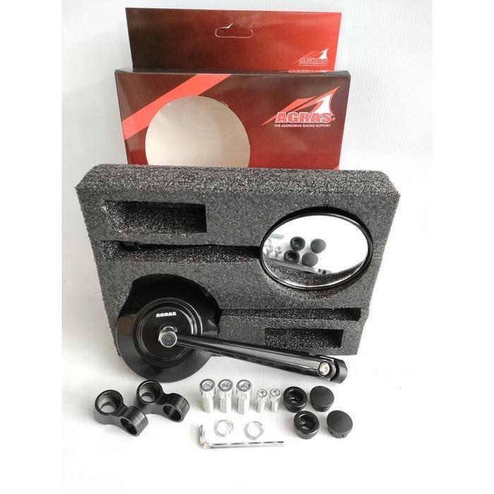 Bulat Cnc - Spion Bulat Retro Classic Klasik Jokowi Model Rizoma Spion Custom Bulat Cnc Nmax Aerox