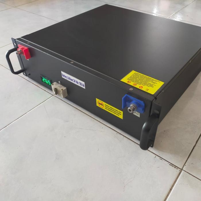 baterai battery aki lithium Lifepo4 24V 100Ah - 24 vdc full box