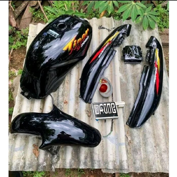 Tangki cb body set cb Akuarium tutup ninja motif full batik Airbrush
