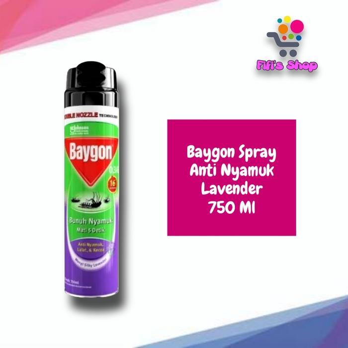 ` Baygon Aerosol Spray Silky Lavender 750 ml