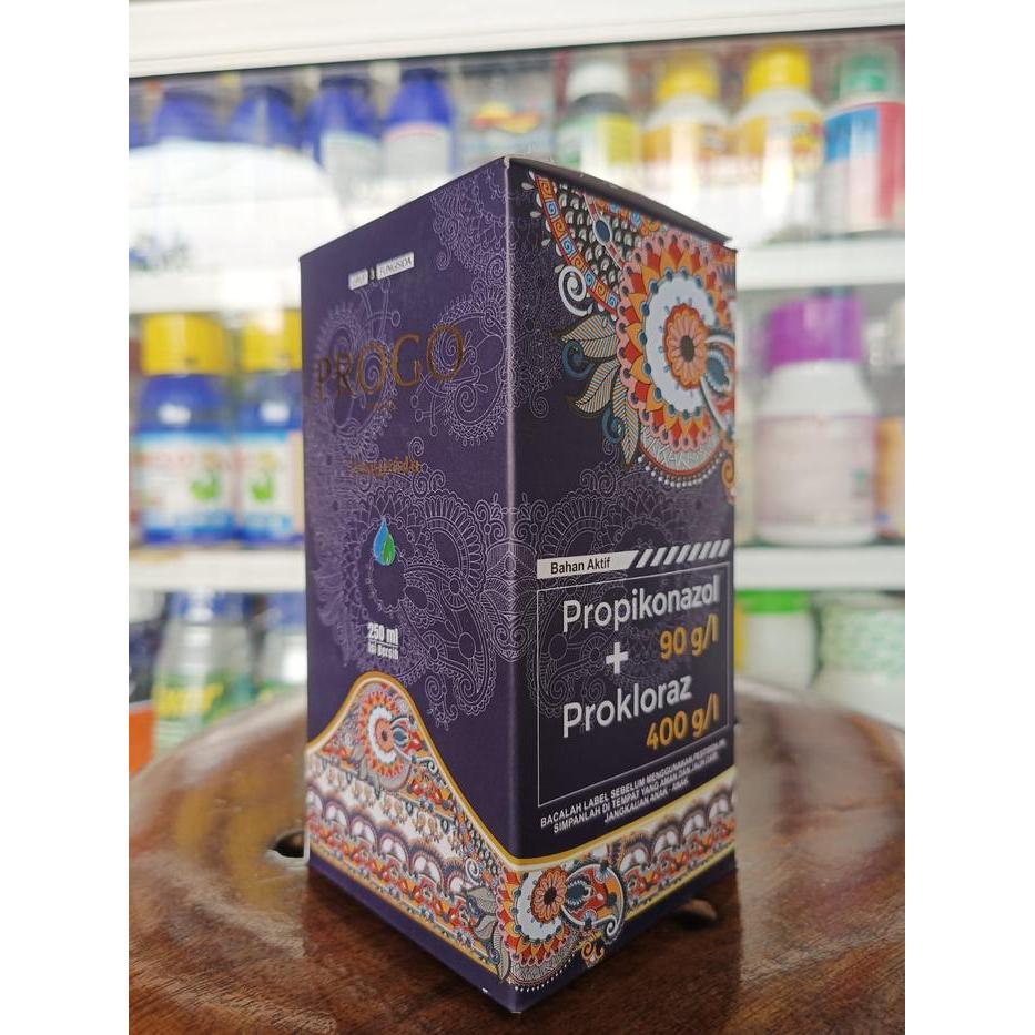 lumercok99 Progo Fungisida Progo 250 ml untuk Penyakit Moler Bawang Merah dan Potong Leher Padi