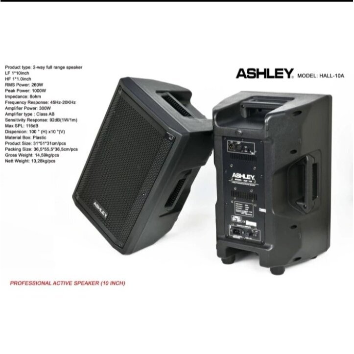 Speaker Aktif 10 Inch Ashley Hall 10A