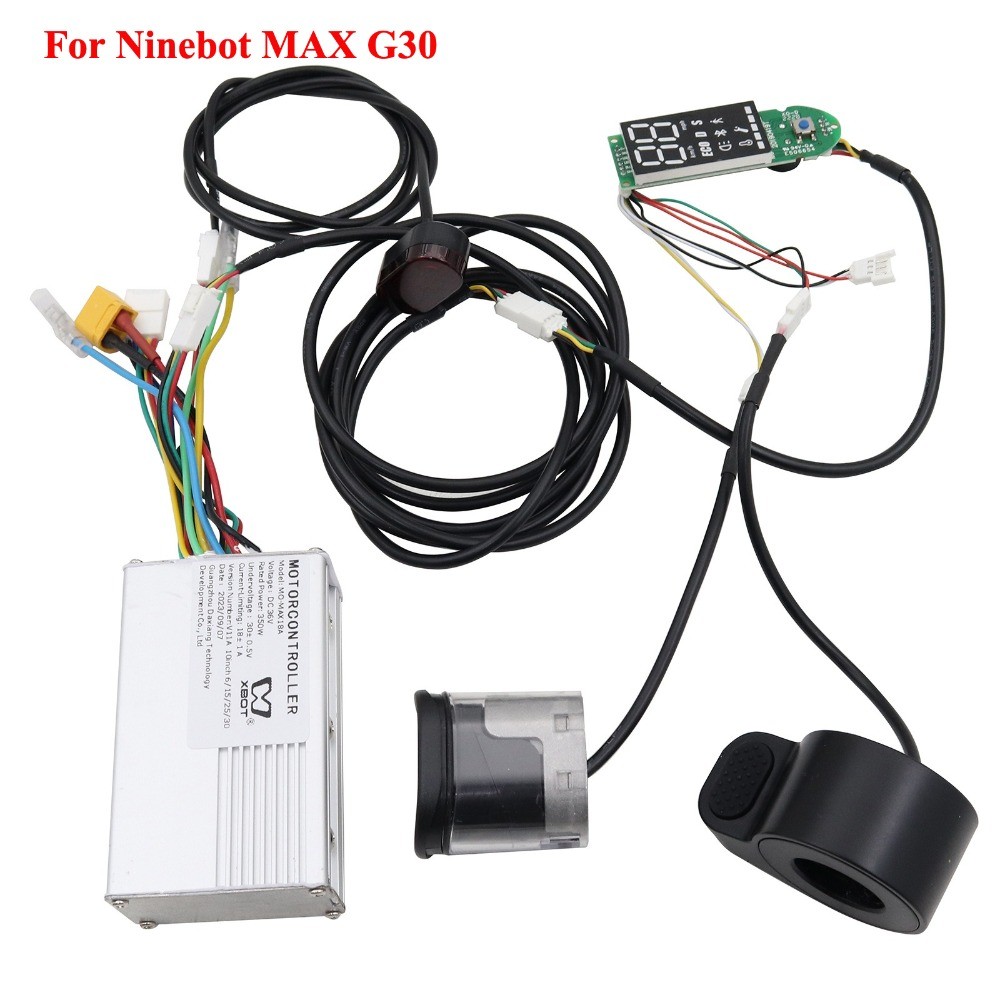 BARU 36V18A Bluetooth Controller+LCD Display Kit for Ninebot MAX G30 , Minirobot APP, Plug&Play Upgr
