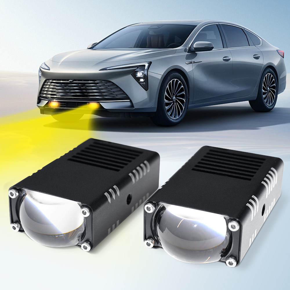 Senlo 50000LM Super Slim Yellow&White LED Sportlight Dual Beam Bi-Led Projector Grill Work Lights