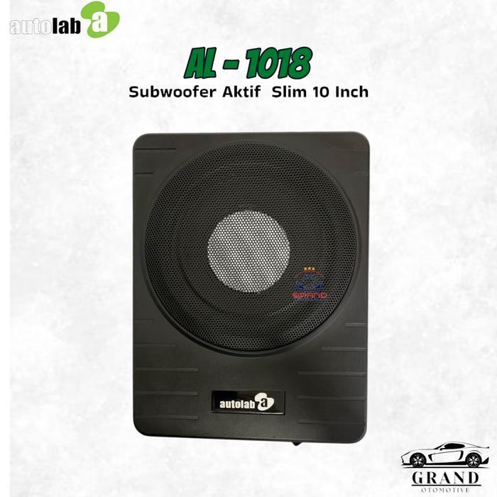 Subwoofer kolong AUTOLAB AL-1018 Subwoofer Aktif Kolong underseat slim Mobil Speaker Mobil