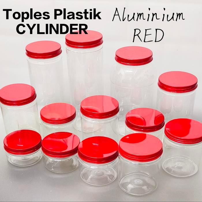 TOPLES PLASTIK TABUNG TUTUP ALUMINIUM