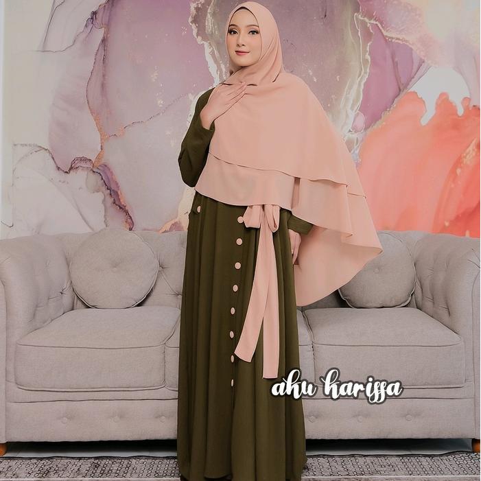 SET GAMIS MAHARANI ORI AKU KARISSA GAMIS SYARI MUSLIMAH TERBARU MODERN KEKINIAN
