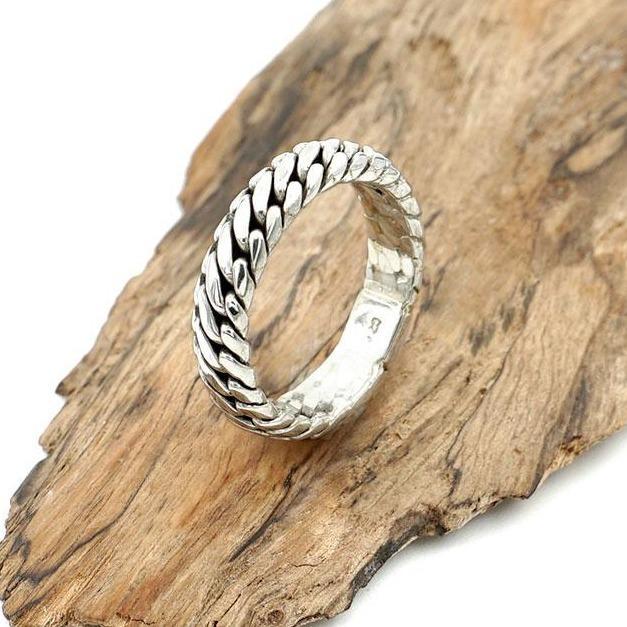 Cincin Pria Perak Asli 925 Sisik Ular LaCulabra Maxie