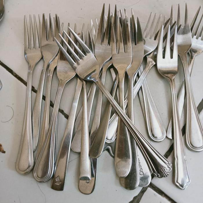 garpu kecil/garpu kue stainless steel