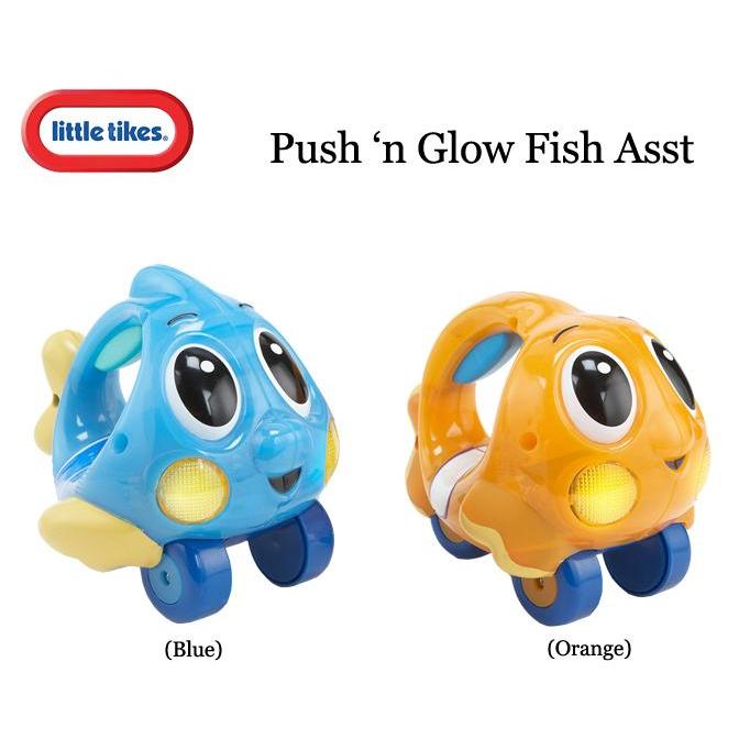 Little Tikes Push N Glow Fish Asst - Biru