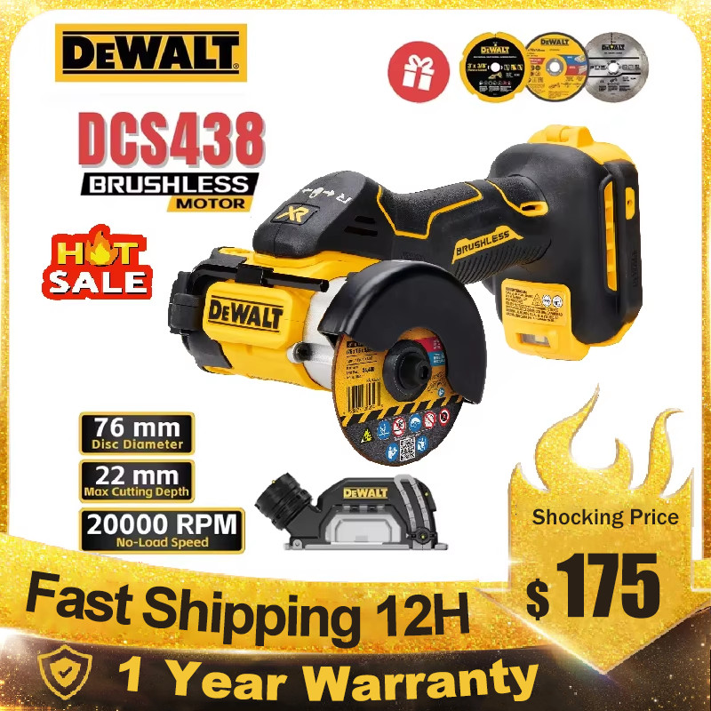 Dewalt DCS438 Electric Circular Saw 20V Handheld Cutting Saw Machine Brushless Lithium Cordless