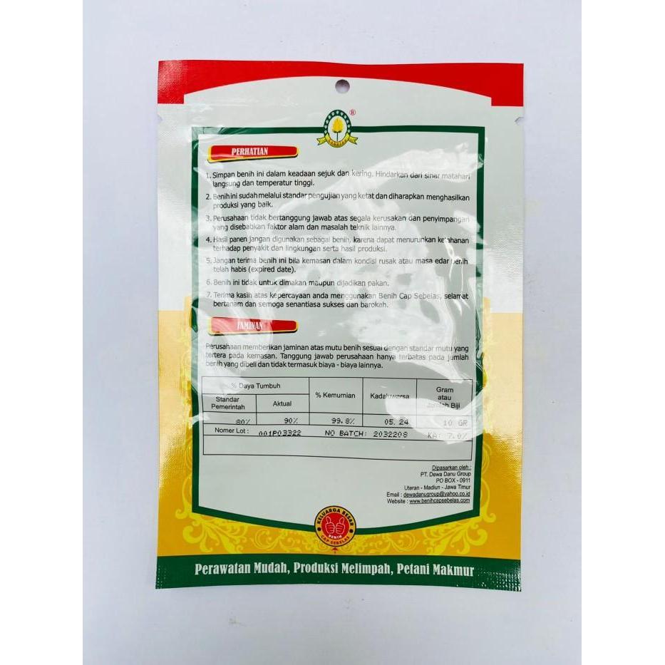 Terangbenderangshop Benih Pare-Pare Generik F1 Cap Sebelas