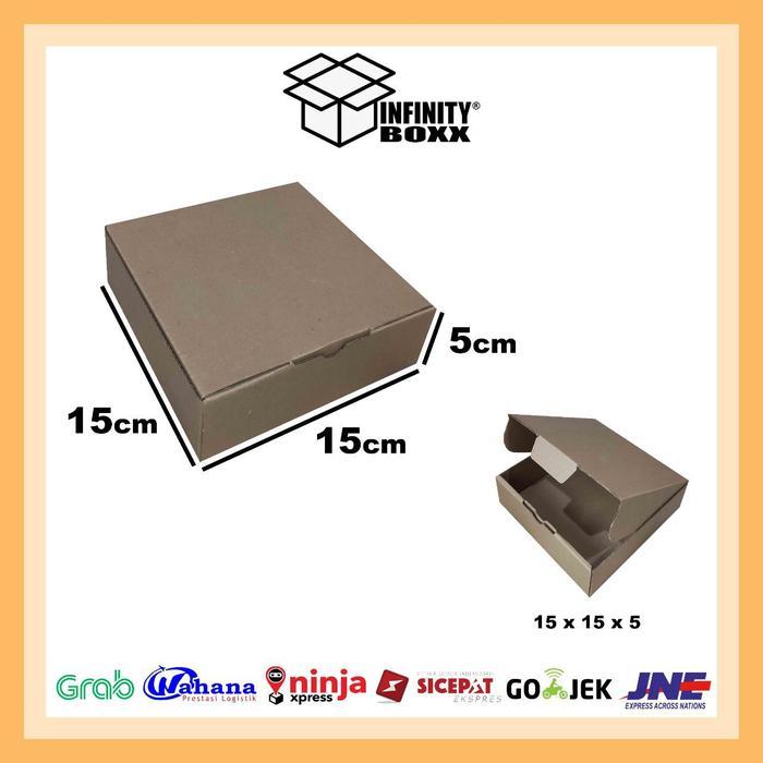 kotak kardus pizza box die cut ukuran 15x15x5