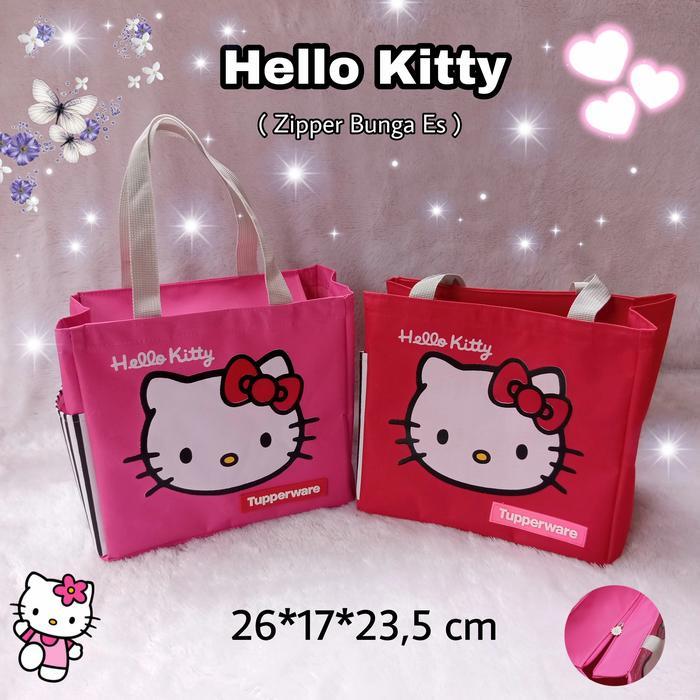 Hello kitty tupperware bag / tas bekal Tupperware hello kitty