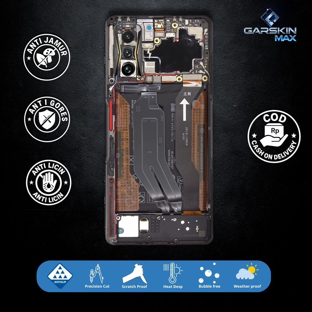 Garskin Skin Poco F4 GT teardown mesin Fullbody / Backonly | Anti Gores | Bisa Custom | Kode - q80