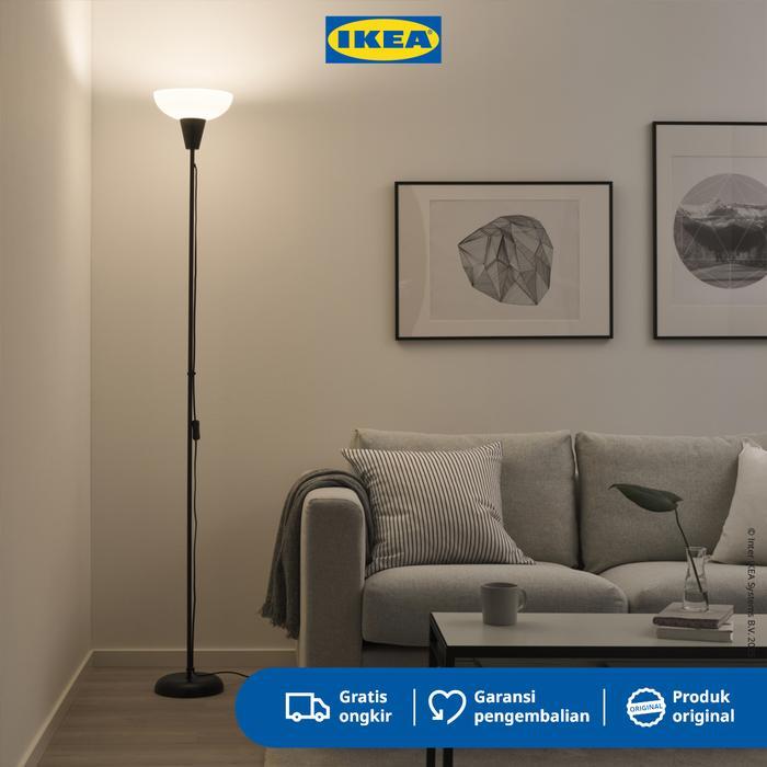 IKEA TAGARP Lampu Lantai Sorot Atas Hitam/Putih