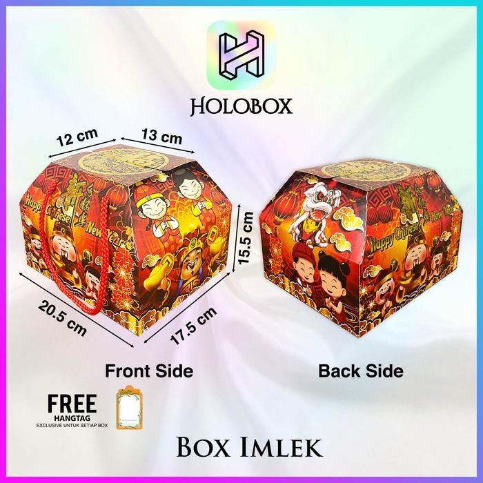 Kotak Imlek/Dus Imlek/Box Imlek/Dus Toples/Hampers Imlek/B57 Terbaik