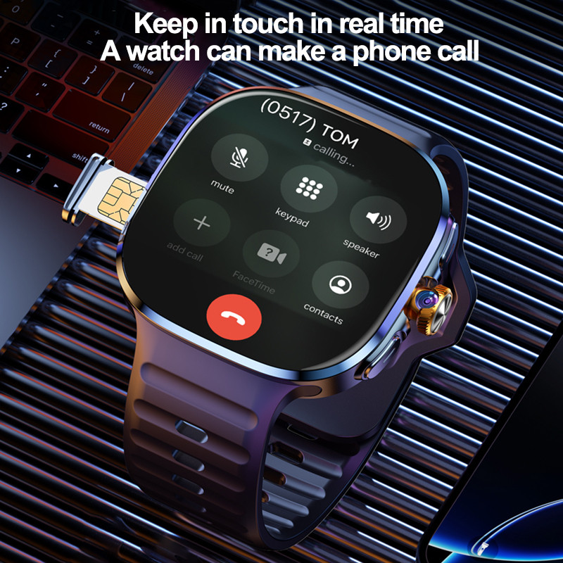 5G/4G/3G Full Network Smart Watch 2.4 inch 720*720 Screen HD Video Call 16GB+256GB RAM Google Play