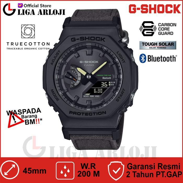 Casio G-SHOCK GA-B2100CT-1A5DR Jam Tangan Pria GAB2100 Gshock Kanvas GA-B2100CT-1A5 GA B2100CT 1A5DR