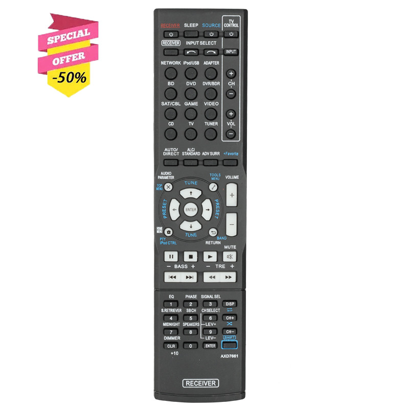 AXD7661 Remote Control For Pioneer AV Receiver VSX-42 VSX-421 VSX-422 VSX-521 VSX-527 VSX-822