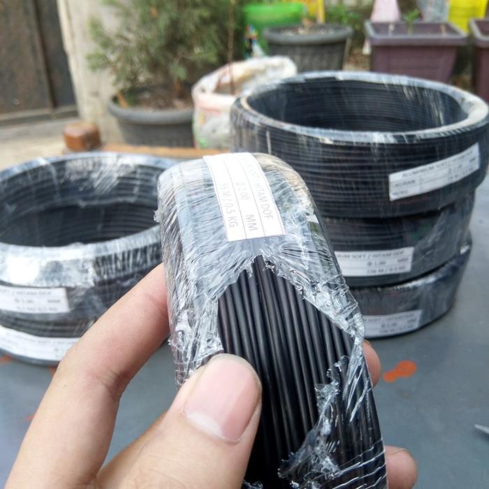 kawat bonsai hitam ecer paket 30 meter paket kawat bonsai hemat
