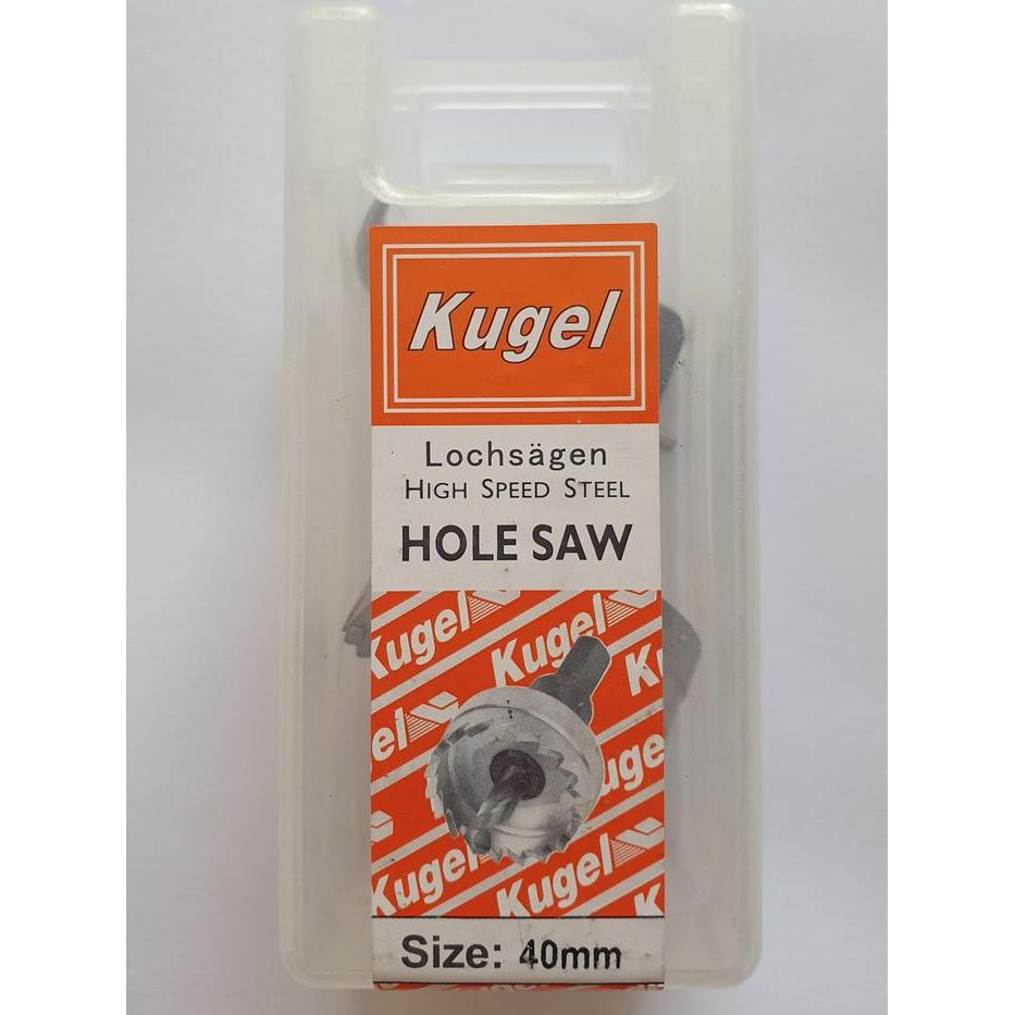 tahug99 KUGEL Hole saw HSS 40 mm - Mata Bor Besi 40 mm Original