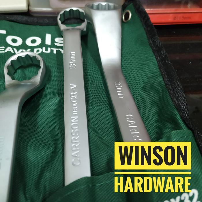 Kunci Ring Set 12 Pc Carrson 6 - 32 Mm Double Ring Offset Wrench 12Pc